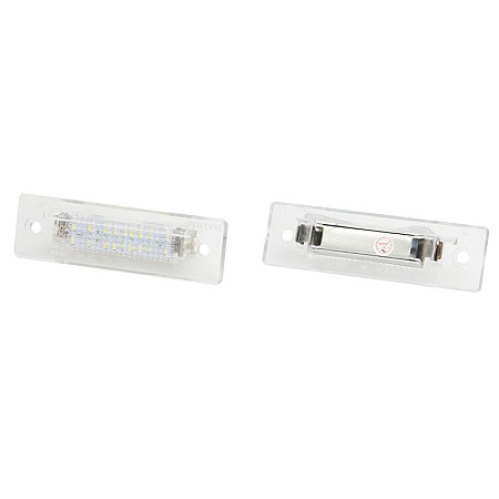 Elemente iluminare Licence plate lamp LED ligght colour: white set 12V with road approval PORSCHE 911 911 TARGA 12.88-05.94 M-TECH CLP015
