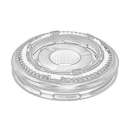 Roata dintata a cutiei de viteza Sincron treapta 1-2 OE RENAULT 32 60 497 28R