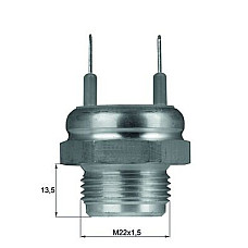 Comutator switch termocupla ALFA ROMEO 164 33 AUDI 100 C2 AUSTIN MAESTRO METRO I MINI II MONTEGO CITROEN EVASION JUMPER I 0.6-3.0 10.62-04.12 BEHR BTSW 10
