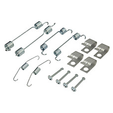 Set accesorii, sabot de frana Set de montaj pantofi de frana NBK HONDA INSIGHT JAZZ II 1.0H-1.4 04.00-10.08 QUICK BRAKE QB105-0833
