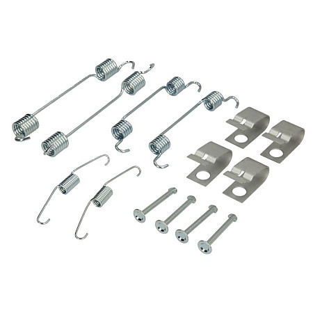Set accesorii, sabot de frana Set de montaj pantofi de frana NBK HONDA INSIGHT JAZZ II 1.0H-1.4 04.00-10.08 QUICK BRAKE QB105-0833