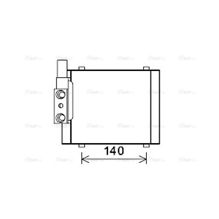 Radiator racire ulei, cutie de viteze automata Oil radiator  AUDI A6 C5 ALLROAD C5 2.4-3.0 07.97-08.05 AVA COOLING AI3325 AVA