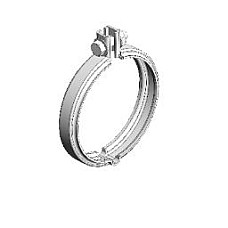 Colier, sistem de esapament Clema de esapament 110mm aluminiu DAF 75 CF CF 65 CF 75 CE136C-PR265S 01.01- DINEX DIN21817