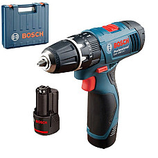 Surubelnita burghiu Drill-screwdriver impact power supply: battery-powered GSB 120-LI 15-10mm voltage: 12V maximum torque: 30Nm 2 x 2 Ah Li-Ion BOSCH 0 601 9G8 100