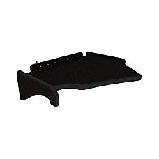 Raft interior cabina ofer Raftul cabinei Panou LED lumina alba mijloc versiune inalta mijloc culoare: negru/rosu serie: ELEGANCE SCANIA F-CORE F-CORE FT02 BLACK/RED