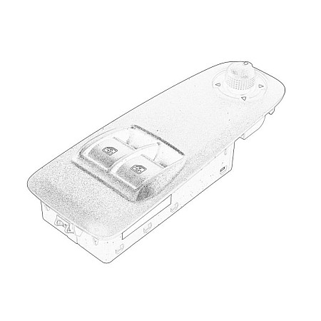 Comutator,macara geam Car window regulator switch L with mirror control CITROEN JUMPER II FIAT DUCATO PEUGEOT BOXER 2.0D-3.0D 08.06- OE FIAT 735532909