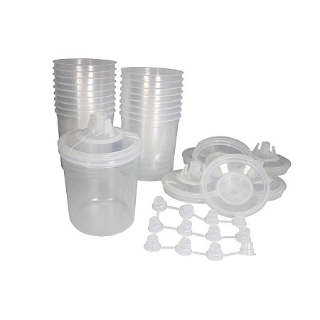 Amestecarea si depozitarea vopselelor Trusa de cana PPS 50buc 650ml filtratie: 200m proportii: 10:1 2:1 3:1 3:3 4:1 5:1 6:1 7:1 8:1 3M 3M16000