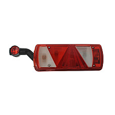Stop spate Rear lamp L ECOPOINT II with extension arm lamp connector: 2x ASS2 2PIN/ASS2 7PIN ASPOCK A25-2810-511