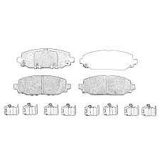 Set placute de frana Spate JEEP WRANGLER IV 2.0/2.2D/3.6 11.17- CHRYSLER 68386838AD