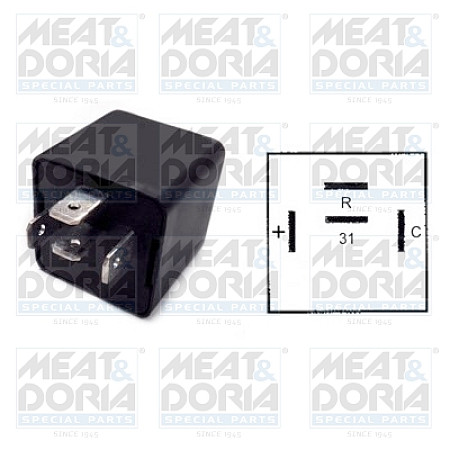 Modul semnalizare intrerupator indicator de trafic 12V FIAT CINQUECENTO DUCATO ELBA FIORINO FIORINO/MINIVAN PANDA TALENTO 10.80- MEAT &amp; DORIA MD7242001