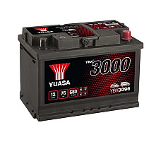 Acumulator Pornire Battery YUASA 12V 76Ah/680A YBX3000 SMF R+ standard 278x175x190 B13 starting YUASA YBX3096