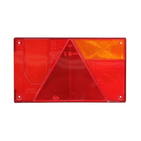 Elemente iluminare Lampshade rear R MULTIPOINT I with fog light triangular reflector TRUCKLIGHT TL-UN075R-FL/L