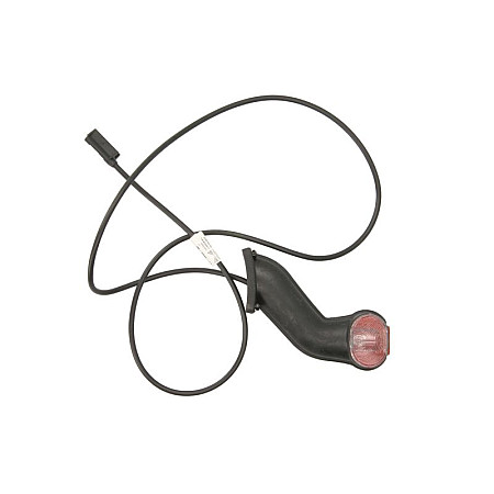 Lampa gabarit Outline marker lights R ECOPOINT neagra/orange/white R5W surface hose length 1250 on medium-long arm 24V with clip for flat wire ECOPOINT ASPOCK A31-3604-047