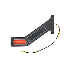 Lampa gabarit Outline marker lights L red/white LED surface hose length 400 on long arm 12/24V with function of side indicator WAS 1455 P W168.12