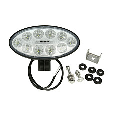 Lumina de lucru Lampa de lucru LED 12/24V 35W 3000lm numar elemente LED: 10 lungime: 176mm inaltime: 87mm adancime: 86mm carcasa din aliaj Sirma de 05 m unghi de distributie a luminii 60 grade WESEM CRV1A.49501.01