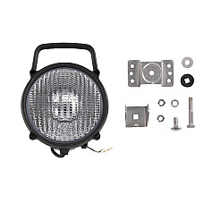 Lumina de lucru Lampa de lucru H3 12V 55W adancime: 105mm diametru: 148mm carcasa din plastic intrerupator miner din plastic prindere omega sirma 015m Sticla pentru PC WESEM LOR3.23292.00