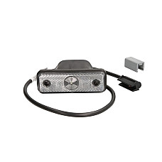 Lampa gabarit Outline marker lights L/R white LED hose length 500 12/24V ASPOCK A31-6614-017