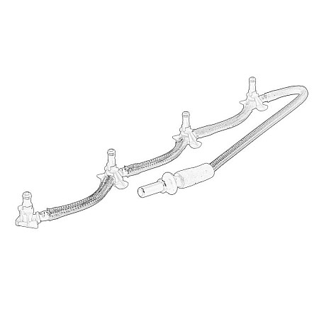 Furtun, supracurgere combustibil Fuel overflow pipe FORD B-MAX C-MAX II ECOSPORT FIESTA VI FIESTA VII FOCUS III FOCUS III/KOMBI GRAND C-MAX KUGA II MONDEO V TOURNEO CONNECT V408 NADWOZIE WIELKO 1.5D 10.13- OE FORD 1868676