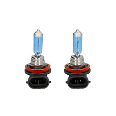 Bec, lampa frana / lampa spate Light bulb halogen 2pcs H8 Ultra White 12V max. 35W light colour white max. 5000K socket type PGJ19-1 no road approval contains 2 cores M-TECH PTZUW8-DUO