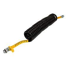 Furtunspirala Bobina actionata cu aer M22x15/4500mm material: poliuretan galben PNEUMATICS PPU-Z-M22