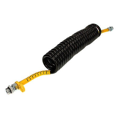 Furtunspirala Bobina actionata cu aer M22x15/4500mm material: poliuretan galben PNEUMATICS PPU-Z-M22