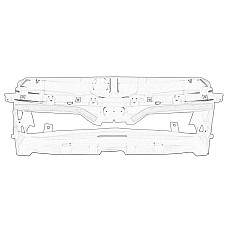 Priza de aer la capota motor Radiator air duct OE BMW 51 74 7 255 413