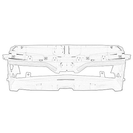 Priza de aer la capota motor Radiator air duct OE BMW 51 74 7 255 413