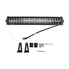 Lampa frontala PL Lampa dalekosiezna Osram LED number of diodes: 40 power max: 120W voltage: 10/32V Approval ECE R112 Approval ECE R10 waterproof shape Straight length559mm width84mm height75mm M-TECH TUOLOWLO410