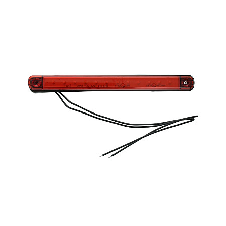 Lampa gabarit Outline marker lights L/R shape: rectangular red LED height 20mm width 237mm depth 104mm surface 12/24V WAS 721 W97.5