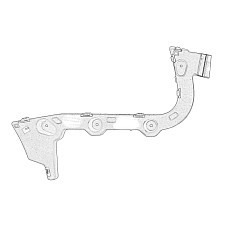 Suport, bara protectie Suport bara Spate Stanga latura plastic FORD FOCUS III FORD USA FOCUS 1.0-Electric 07.10- OE FORD 1740115