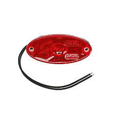 Lampa gabarit a fost o lampa de pozitie rosie rupere 12-24V WAS 307P W64