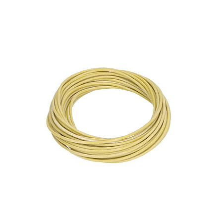 Cablaj Un singur fir culoare: Galben Cupru / Silicon sectiune transversala: 15mm lungime: 10m SENCOM SENLB1393-10