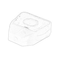 Suport, ventilator Radiator mounting bottom brackets AUDI A3 TT SEAT LEON TOLEDO II VW BORA I GOLF IV JETTA IV NEW BEETLE 1.4-3.2 09.96- OE VW 1J0 806 157F