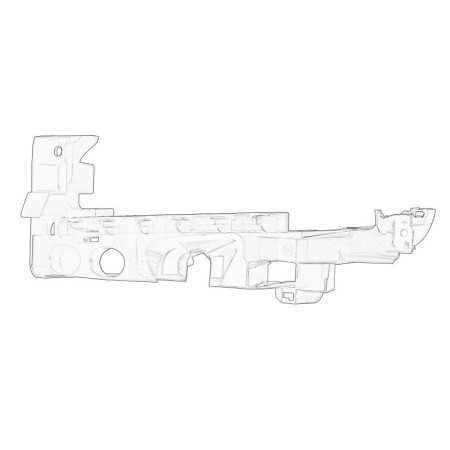 Centura/Grinda/Intarirea centurii Headlight reflector mounting header panel L lower part plastic AUDI A3 8P 06.08-08.12 OE VW 8P0 805 607A