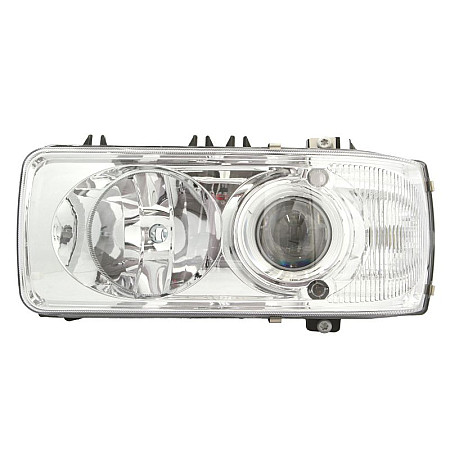 Far Lampa frontala Stanga D2S/H1/PY21W/W5W electric cu motor culoare insert: cromat culoare semnalizator: alb DAF CF 65 CF 75 CF 85 LF 45 LF 55 XF 105 XF 95 01.01- GIANT 131-DF30311UHL