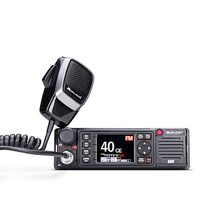 Statie emisie-receptie CB CB radio ALAN MIDLAND M-88 transmitter power - 4W power supply - 12/24V number of channels - 40 noise cancellation - yes 188x77x57 mm ALAN MIDLAND CBA C1435.GW
