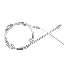 Cablu, frana de parcare Cablu frana de mana Stanga ISUZU ISUZU D-MAX II 4JK1E5S-L/4JK-1E5-TC/RZ4E-TC 06.12- OE ISUZU ISU8980670491