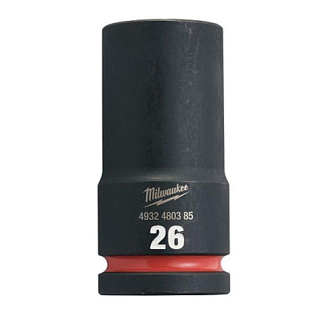 "Tubulare si accesorii Socket impact Hexagonal 3/4"" metric size: 26 mm" MILWAUKEE 4932480385