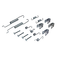 Set accesorii, sabot de frana Set de montaj pantofi de frana SUMITOMO KIA CARENS I CLARUS 1.8/2.0 07.96- QUICK BRAKE QB105-0863