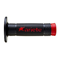 Manson ghidon diametru 22; 24mm lungime 115mm Offroad colour: neagra/red (2 pcs.) ARIETE 02643-RN