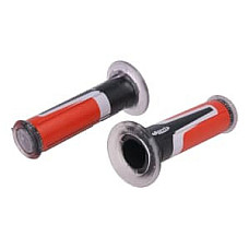 Manson ghidon diametru 22; 24mm lungime 120mm Road colour: neagra/grey/red, Harri's (2 pcs.) ARIETE 01687-AR