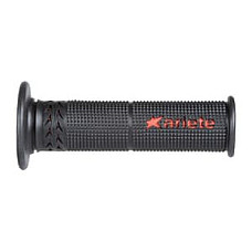 Manson ghidon diametru 22; 24mm lungime 120mm Road colour: neagra/red (2 pcs.) ARIETE 02615-R
