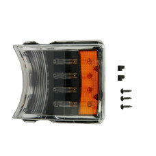 Semnalizator Indicator lamp front L/R glass colour: orange/transparent LED with daytime running light SCANIA PGRT 01.03- GIANT 131-SC01254U