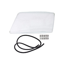 Lentila,far Sticla farului Stanga en with gasket cu sigilii si agrafe MAN TGS I TGX I 06.06- GIANT 131-MA50210GL