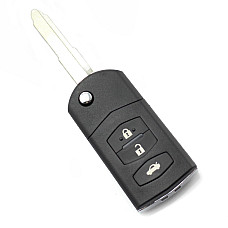 Mazda - Carcasa cheie tip briceag, 3 butoane, model original