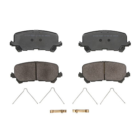 Set placute frana,frana disc Brake pads set rear no ECE R90 certification ACURA MDX HONDA PILOT RIDGELINE 3.0/3.5 11.13- USA PMD1724AT