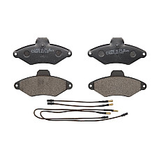 Set placute de frana Fata CITROEN XANTIA 1.8/1.9D/2.0D 03.93-04.03 BRECK 21631 00 701 10