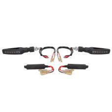 Lumina semnalizare Indicator front/rear L/R lED indicators a set of 2 indicators indicator colour: neagra 2W OXFORD EL361