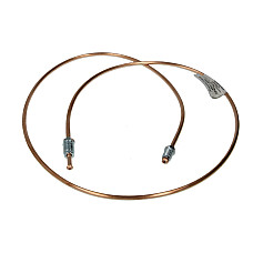 Furtun frana, instalatia de aer comprimat Furtun/conducta de frana 104/105 lungime 1100mm WP WP-489
