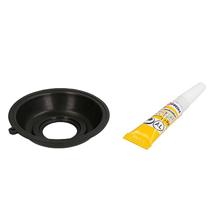 Membrana carburator (diaphragm, glue, band clip) HONDA CB, CBX, GL, VF, VT, XL, XRV 450-1200 1982-2007 KEYSTER 3367